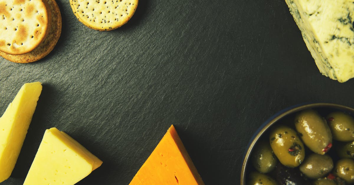 Melted biscuits [closed] - Slice Cheese, Biscuits and Bowl of Fruits
