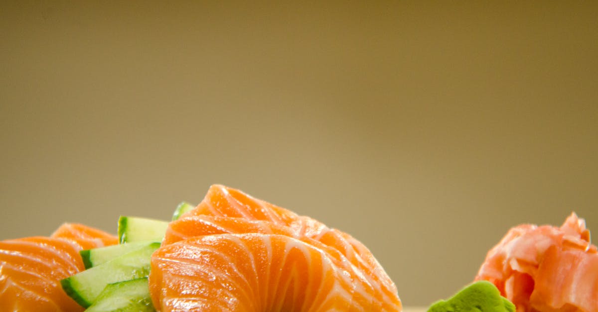 Mexican ceviche vs. Japanese sashimi - Close-Up Shot of Sushi Mexican ceviche vs. Japanese sashimi - Close-Up Shot of Sushi