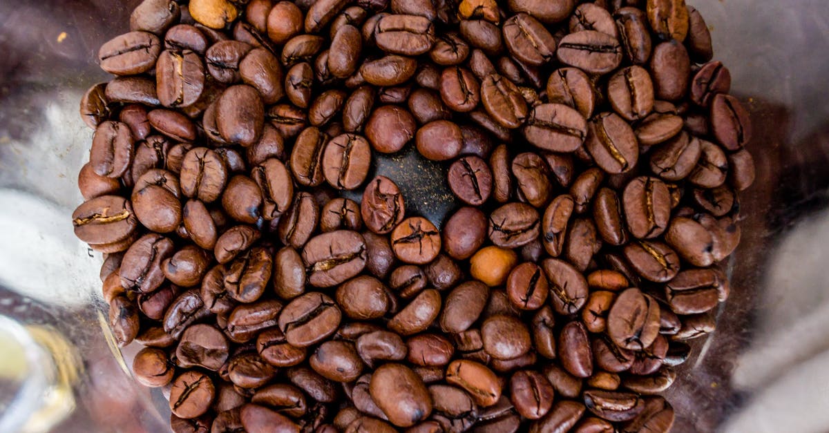 microplastics from plastic pepper grinders? - From above of plastic coffee grinder full of fresh aromatic coffee beans in cafe microplastics from plastic pepper grinders? - From above of plastic coffee grinder full of fresh aromatic coffee beans in cafe