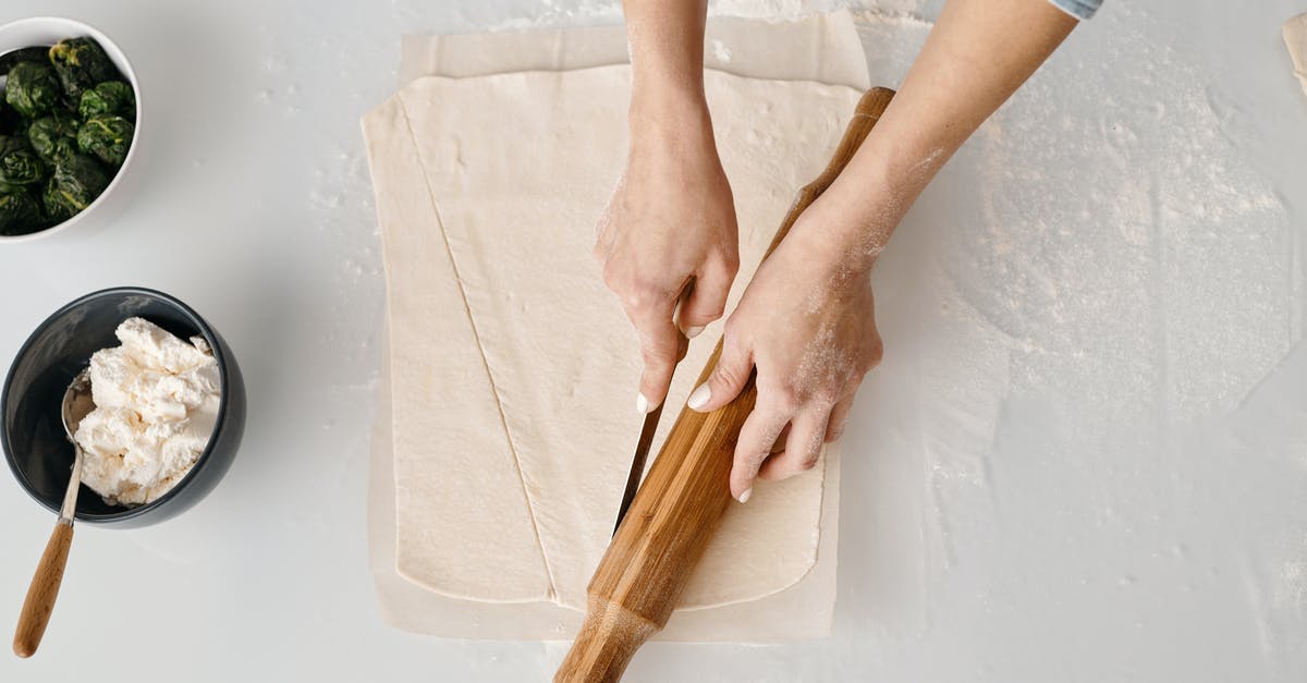 Mold on Canned Cherry pie filling - Person Holding Brown Wooden Rolling Pin