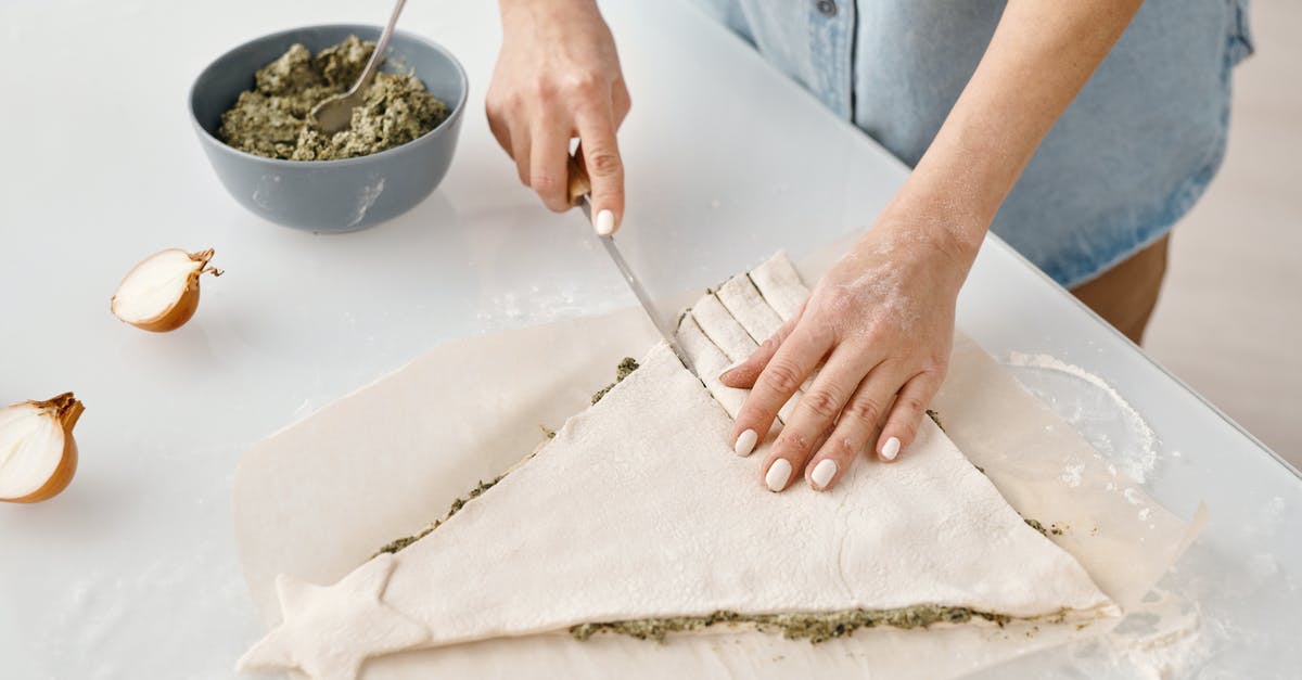 Mold on Canned Cherry pie filling - Person Slicing a Christmas Tree Shaped Bread With Fillings