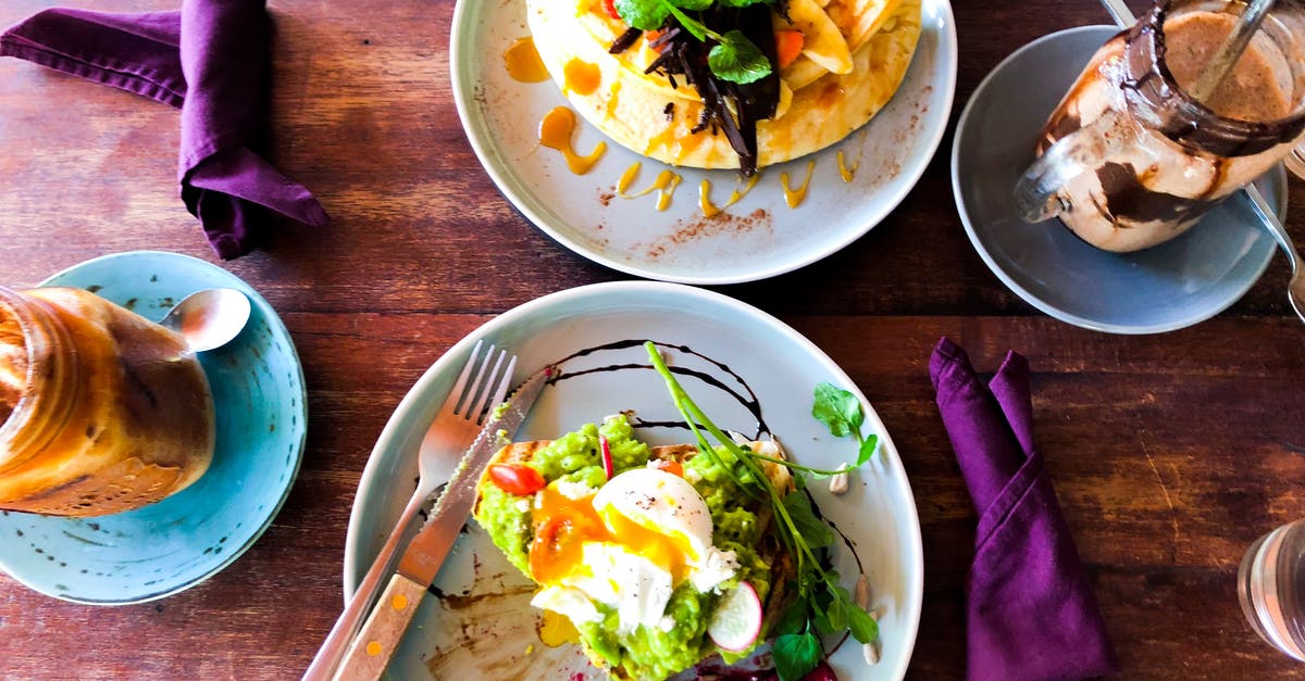 Mole sauce without chocolate? - Vegetable Dish in White Plate on Brown Table