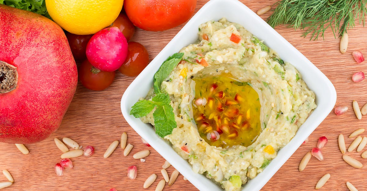 My Baba Ghanoush is too watery - Green Soup on White Ceramic Bowl My Baba Ghanoush is too watery - Green Soup on White Ceramic Bowl