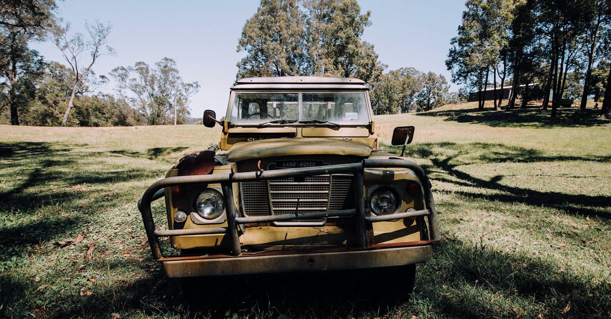My cast iron has become flaky, did I damage it? - Grunge abandoned car left on grassy meadow My cast iron has become flaky, did I damage it? - Grunge abandoned car left on grassy meadow
