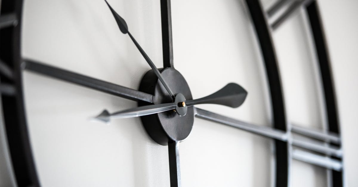 My dough won't rise the second time - Modern clock on white wall My dough won't rise the second time - Modern clock on white wall