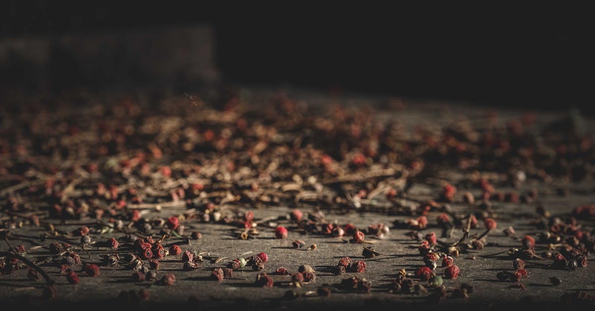 Name of an herb or spice that is small, dark spines [closed] - Pile of dry herbs scattered on tabletop