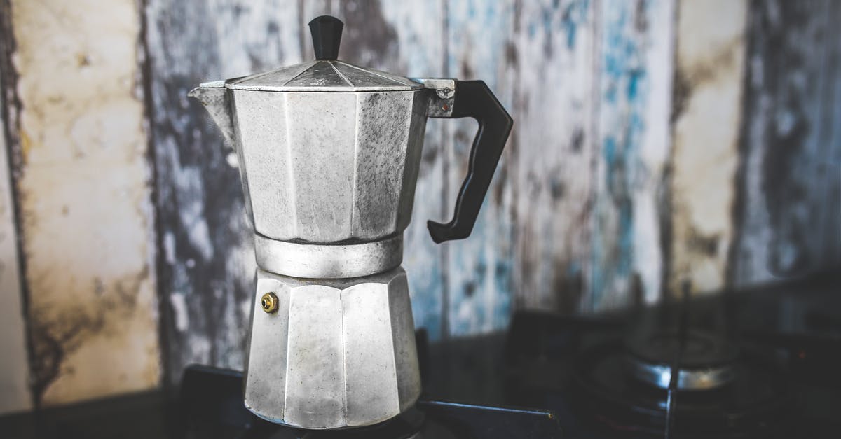 Need help cleaning an old aluminum coffee pot - Vintage Moka Espresso Coffee Pot / Maker Need help cleaning an old aluminum coffee pot - Vintage Moka Espresso Coffee Pot / Maker