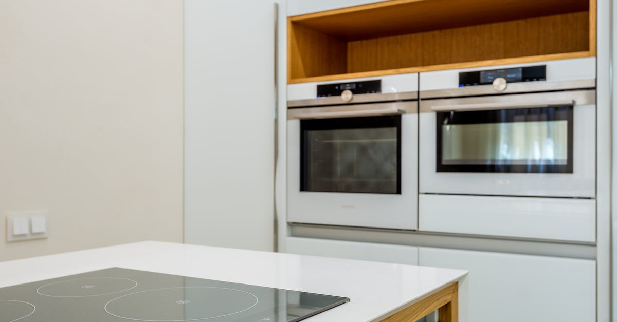 New Oven in the US, Which would home cooks prefer? - Interior of contemporary light kitchen with white ovens and clean new stove in modern apartment New Oven in the US, Which would home cooks prefer? - Interior of contemporary light kitchen with white ovens and clean new stove in modern apartment