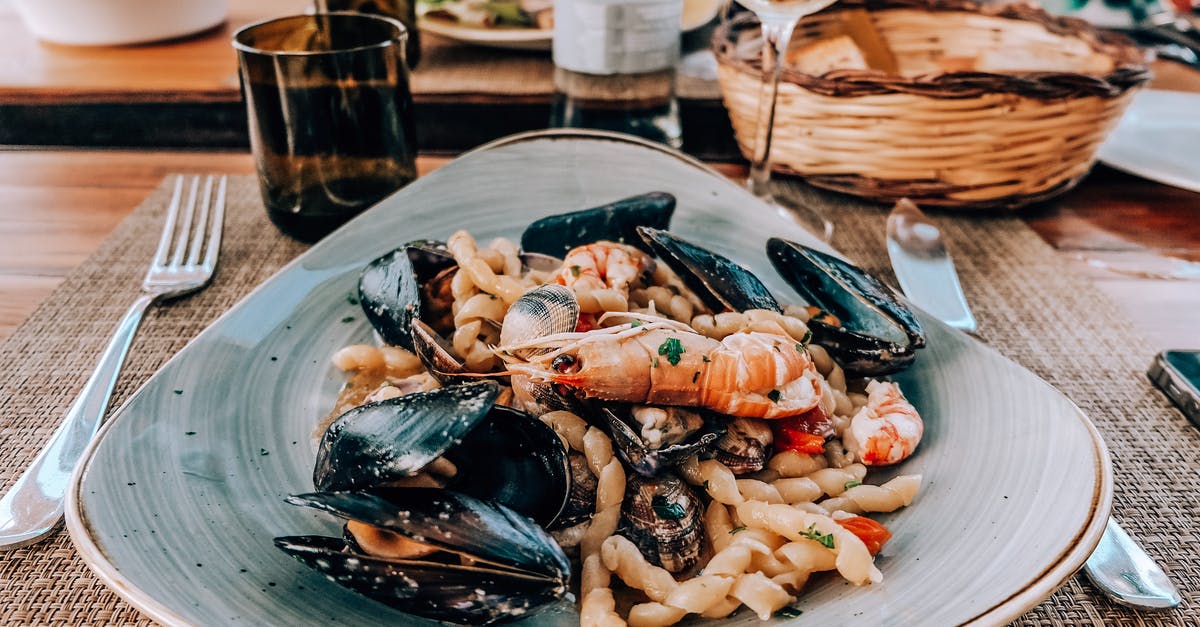 Non-shellfish Shrimp Substitutes? - Cooked Shrimp and seashell dish Non-shellfish Shrimp Substitutes? - Cooked Shrimp and seashell dish