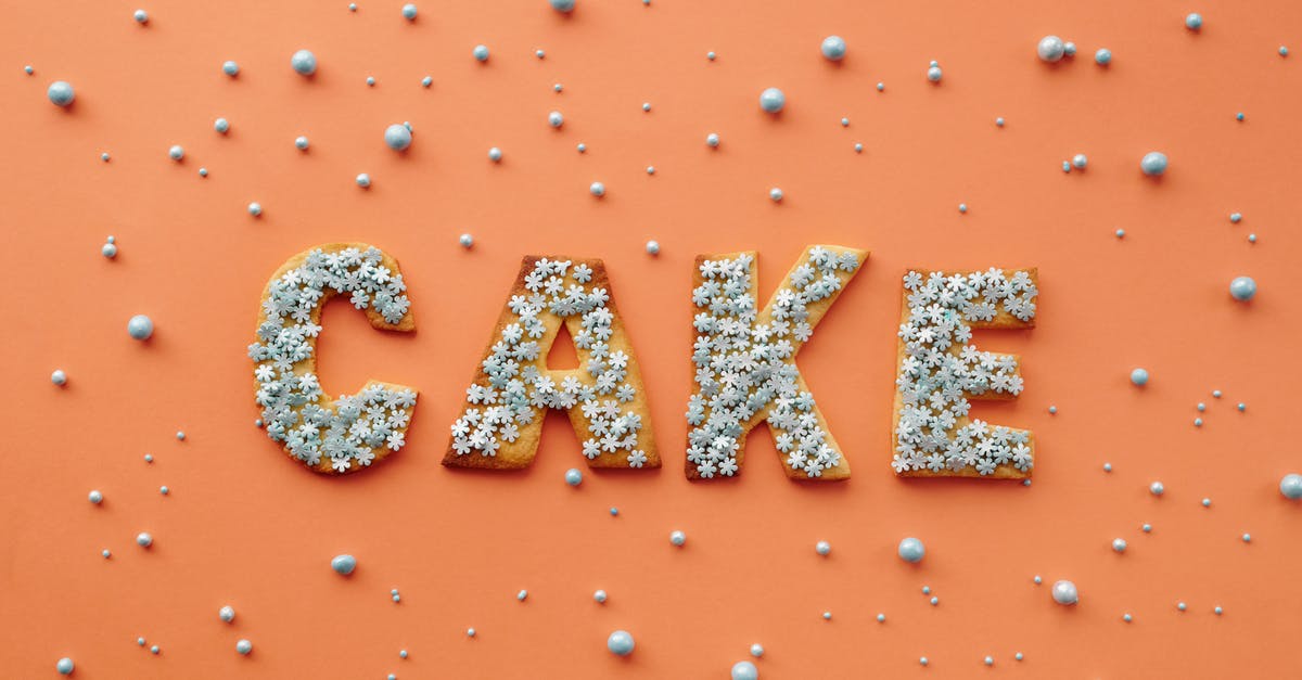 Non-uniformly shaped cake methods - Flat Lay of Letter Shaped Cookies Non-uniformly shaped cake methods - Flat Lay of Letter Shaped Cookies