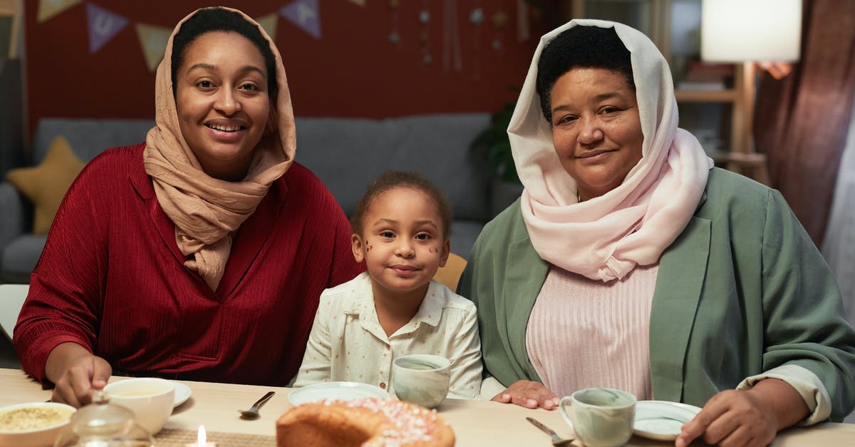 North African Dessert-Alexandria - Women and a Girl Sitting by the Dining Table North African Dessert-Alexandria - Women and a Girl Sitting by the Dining Table