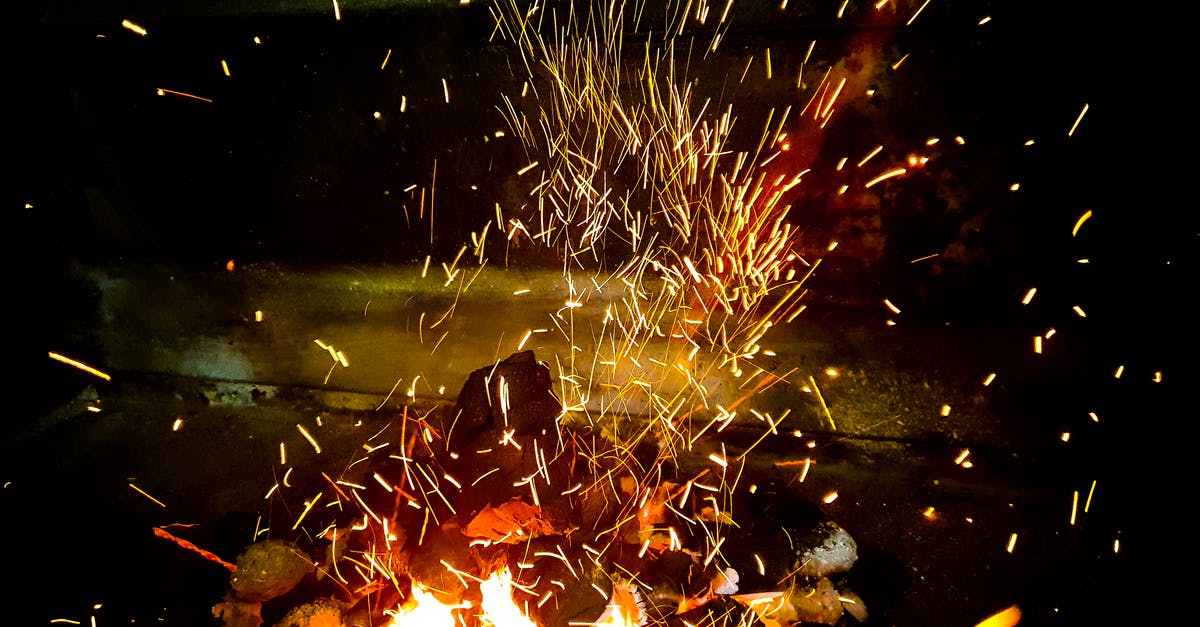Not Burning a Wood Fire Pizza - Sparkling Bonfire Not Burning a Wood Fire Pizza - Sparkling Bonfire