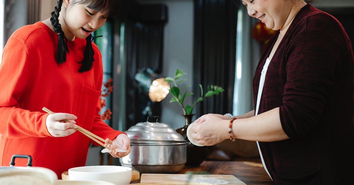 Nutrient content of ground bison meat - Crop Asian grandma with teen preparing dim sum in kitchen Nutrient content of ground bison meat - Crop Asian grandma with teen preparing dim sum in kitchen