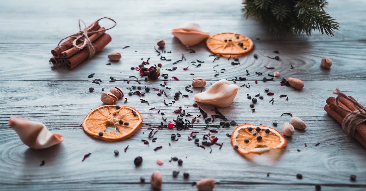 Nuts and raisins don't stick to cookies after baking - Grounded Spices on Wooden Surface Nuts and raisins don't stick to cookies after baking - Grounded Spices on Wooden Surface