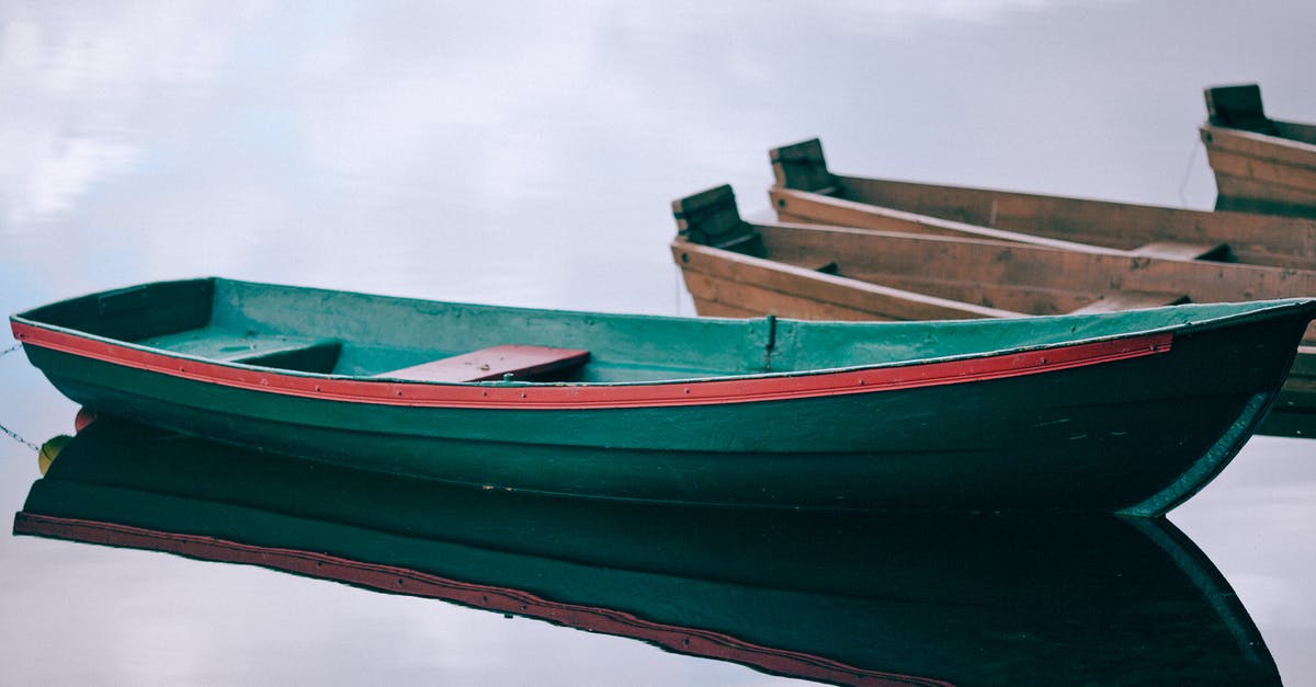 Old-Fashioned Candy/Deep-Fry Thermometer - How Shallow Can I Go? - Wooden boats moored on calm pond water Old-Fashioned Candy/Deep-Fry Thermometer - How Shallow Can I Go? - Wooden boats moored on calm pond water