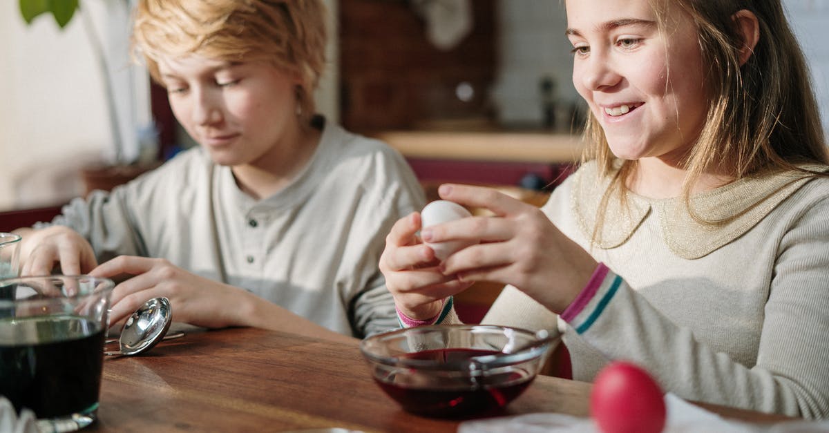 Once unwashed eggs have been refrigerated, must they remain so? - Kids Making Colorful Easter Egg