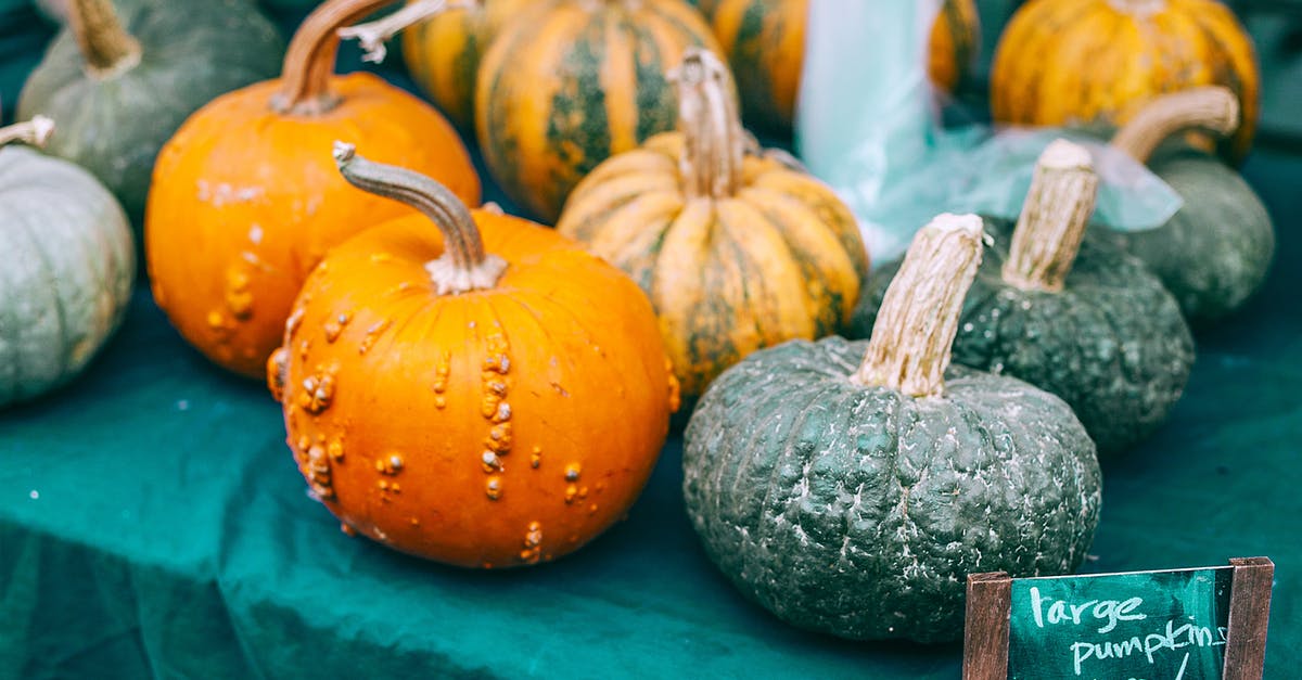 Orange peel loose/baggy around orange: Is that a problem? - Colorful raw pumpkins with pedicels on green cloth with price tag in local bazaar in daytime Orange peel loose/baggy around orange: Is that a problem? - Colorful raw pumpkins with pedicels on green cloth with price tag in local bazaar in daytime