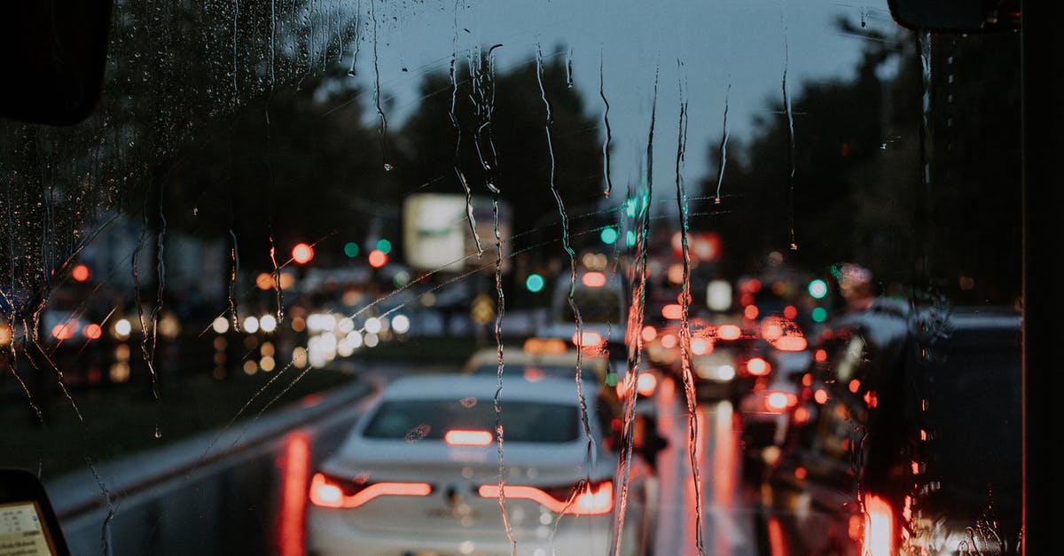 Packaged mozzarella wet - Cars on Road during Rain Packaged mozzarella wet - Cars on Road during Rain