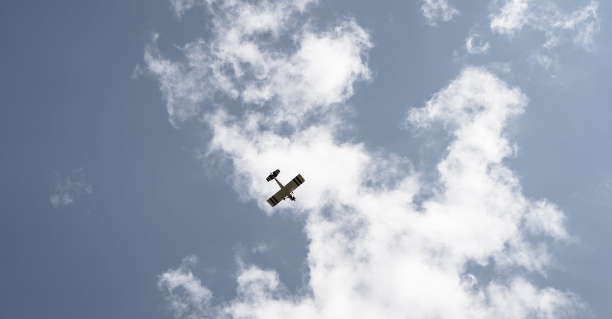 Pork chops: low and slow or high and fast? - From below of airplane with wings flying high in air on sky with white clouds during flight on sunny day Pork chops: low and slow or high and fast? - From below of airplane with wings flying high in air on sky with white clouds during flight on sunny day