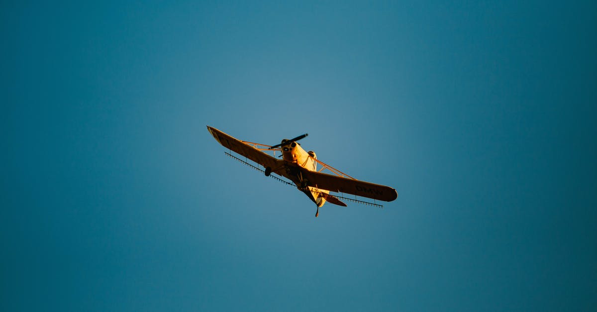 Pork chops: low and slow or high and fast? - Small airplane flying in blue sky Pork chops: low and slow or high and fast? - Small airplane flying in blue sky