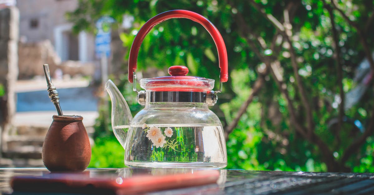 Pot selection for fudge - Red Glass Teapot Pot selection for fudge - Red Glass Teapot