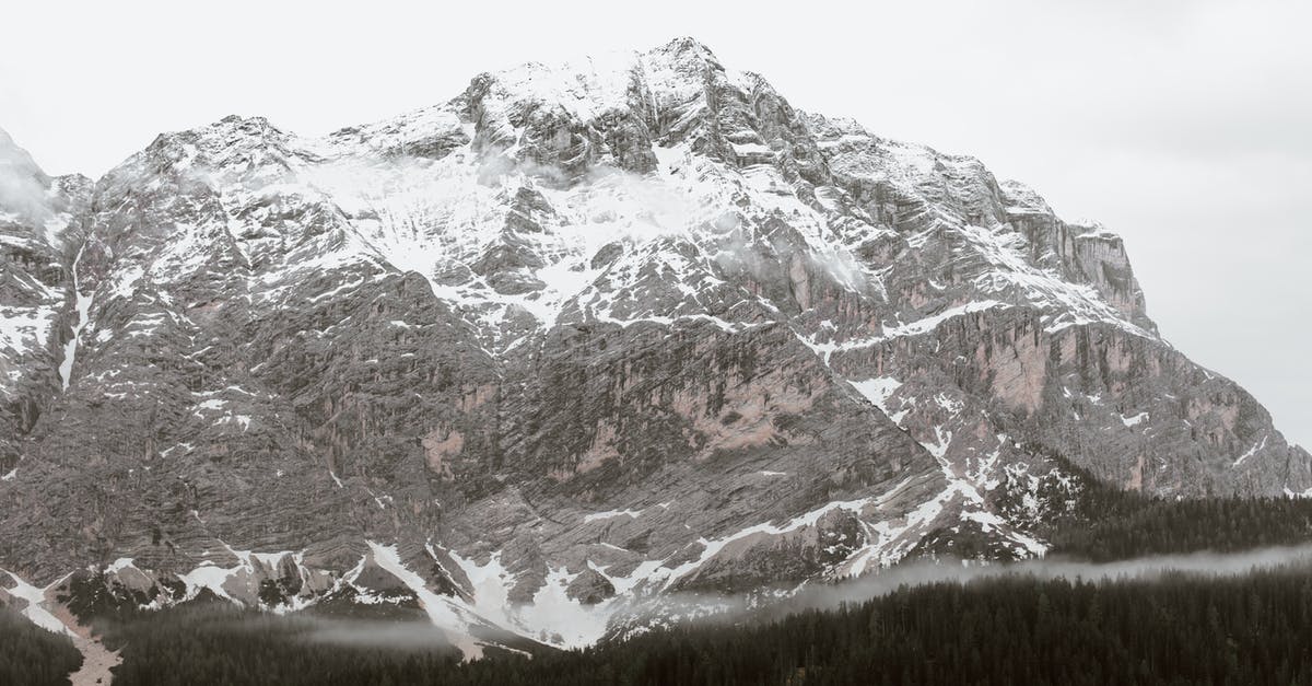 power outage/frozen meat - Mountainous valley with spruce forest on overcast day power outage/frozen meat - Mountainous valley with spruce forest on overcast day