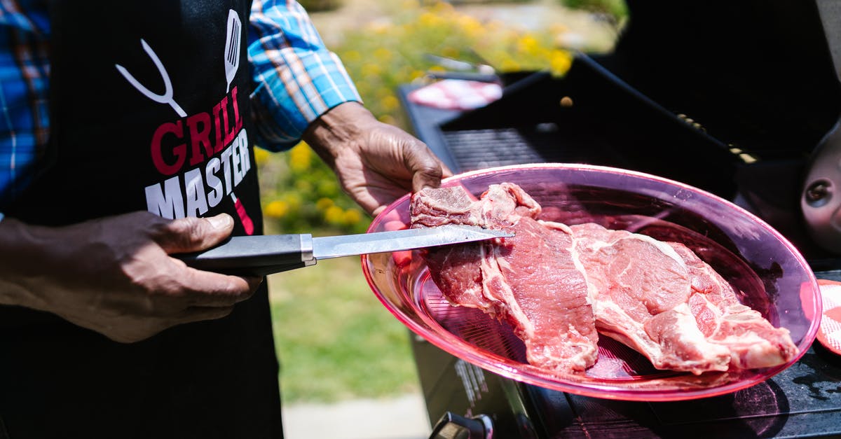 Precook or raw when chilling meat? - Person Holding a Raw Meat Precook or raw when chilling meat? - Person Holding a Raw Meat