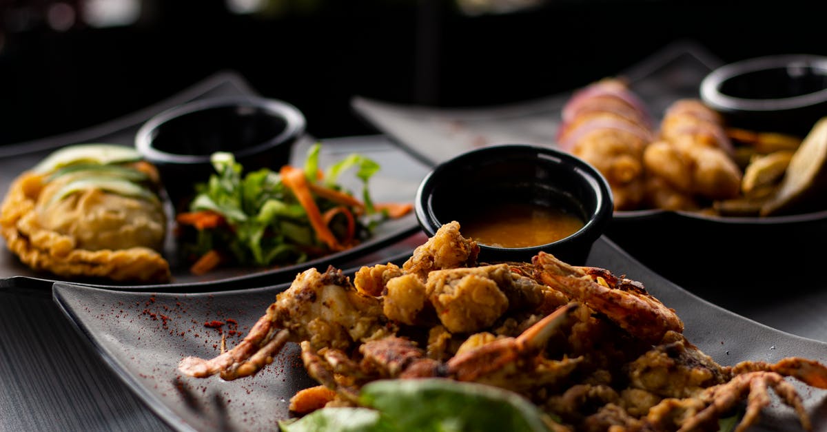 Preserving sauces - Fried Food on White Ceramic Plate Preserving sauces - Fried Food on White Ceramic Plate