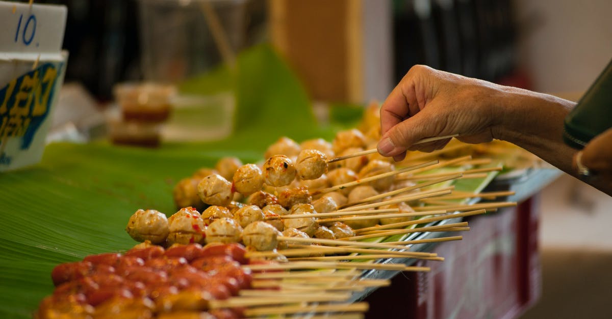 Pressure cooked stock out overnight, still safe? - Tilt Shift Photography of Street Foods in Stick Pressure cooked stock out overnight, still safe? - Tilt Shift Photography of Street Foods in Stick