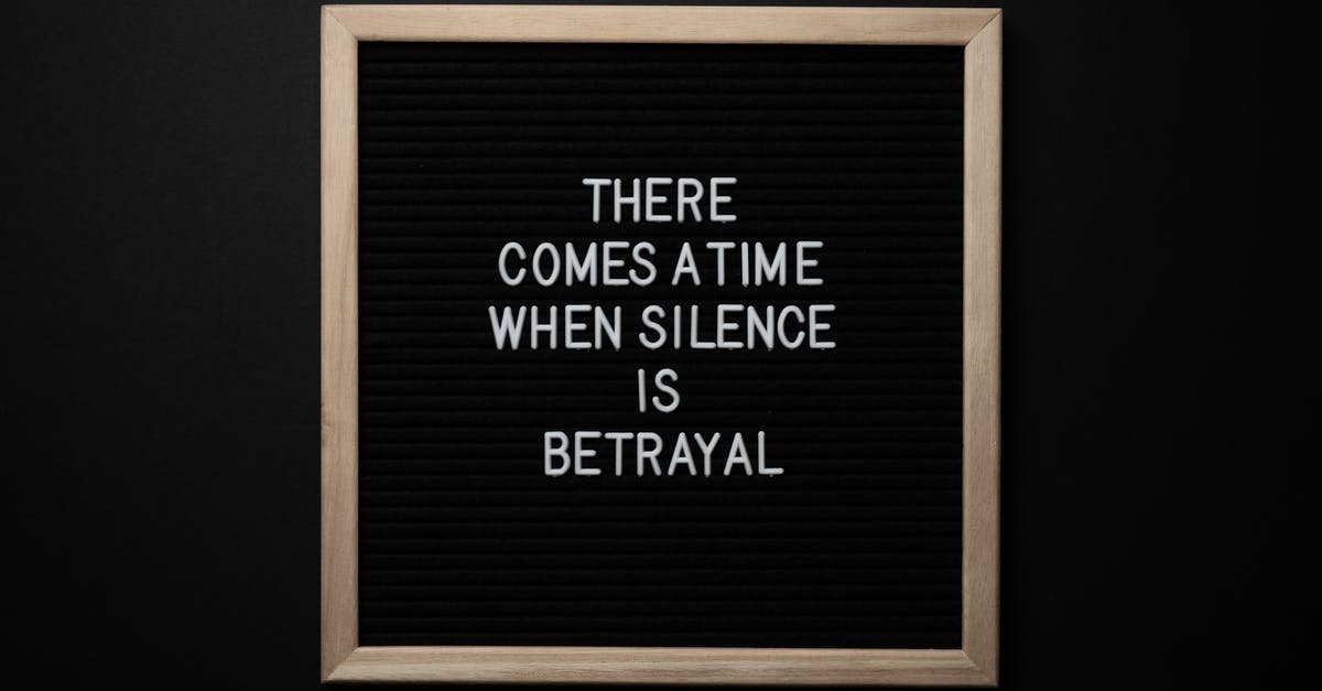 Problem with "No Bake Cookies" - From above chalkboard with THERE COMES A TIME WHEN SILENCE IS BETRAYAL inscription on black background Problem with "No Bake Cookies" - From above chalkboard with THERE COMES A TIME WHEN SILENCE IS BETRAYAL inscription on black background