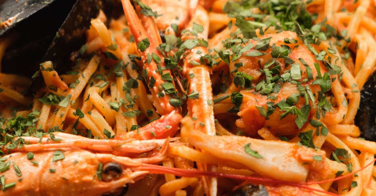 Proper way to prepare shrimp? - Delicious pasta with shrimps and oysters Proper way to prepare shrimp? - Delicious pasta with shrimps and oysters