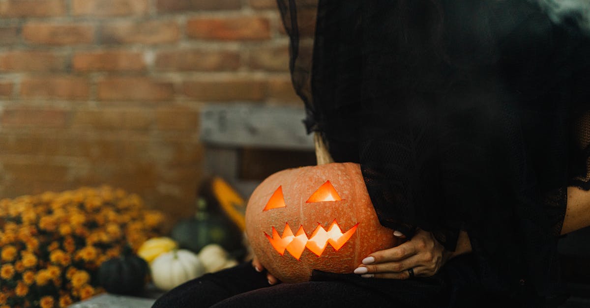 Pumpkin carpaccio: correct use of the name - Person in Black Jacket Holding Jack O Lantern