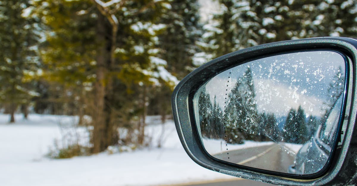 Question about mirror glazes and freezing - Framed Side Mirror Beside Snow Covered Field Question about mirror glazes and freezing - Framed Side Mirror Beside Snow Covered Field