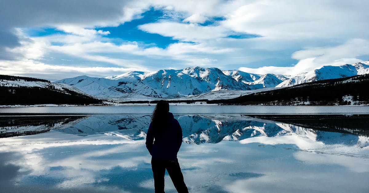Question about mirror glazes and freezing - Silhouette Photo of Woman Facing Snow Capped Mountain Question about mirror glazes and freezing - Silhouette Photo of Woman Facing Snow Capped Mountain