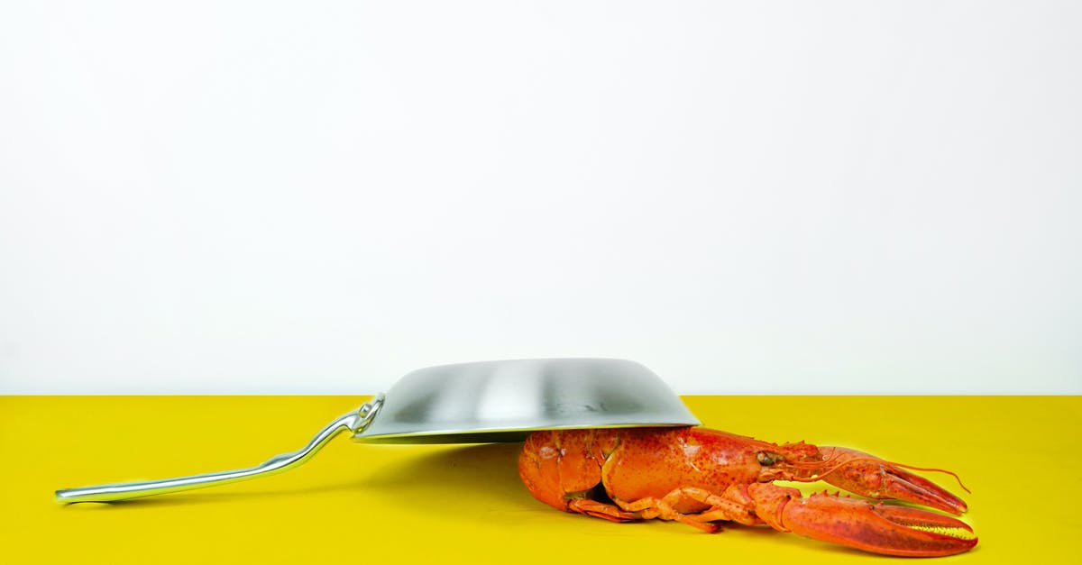 Question on freezing lobster meat - Gray Steel Cooking Pan Near Orange Lobster Question on freezing lobster meat - Gray Steel Cooking Pan Near Orange Lobster