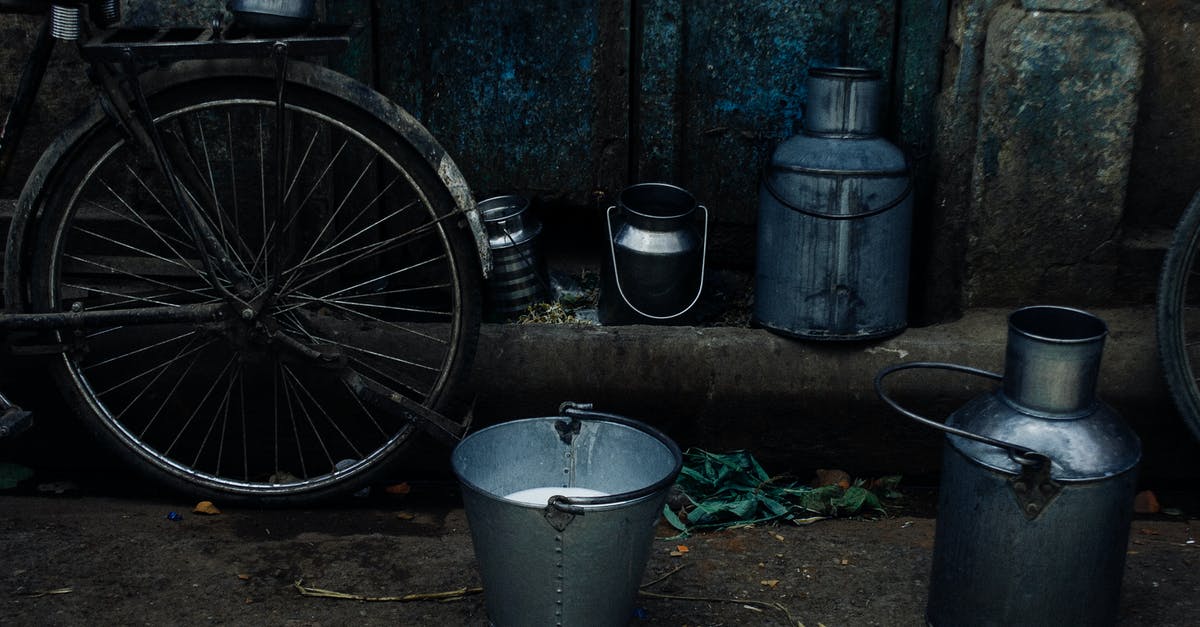 Ran out of salt can I use MSG (monosodium glutamate) instead? - Tin vessels and metal bucket with milk placed near bike leaned on shabby rusty wall Ran out of salt can I use MSG (monosodium glutamate) instead? - Tin vessels and metal bucket with milk placed near bike leaned on shabby rusty wall