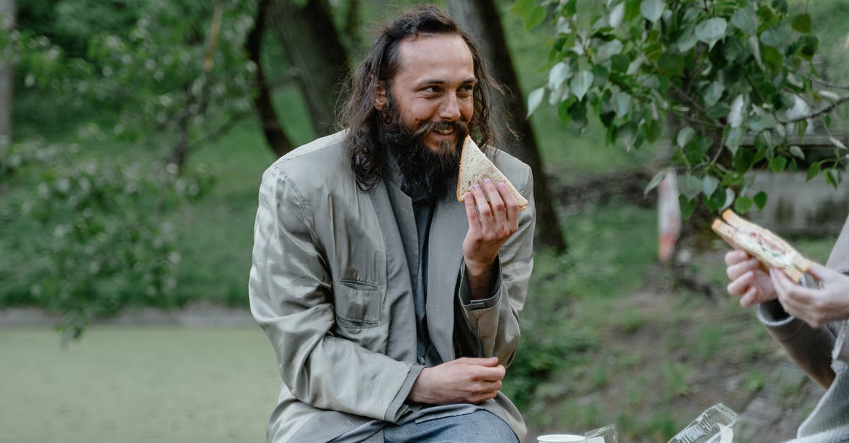 Reason(s) for poor bread results - A Man Eating Sandwich on the Park Bench Reason(s) for poor bread results - A Man Eating Sandwich on the Park Bench