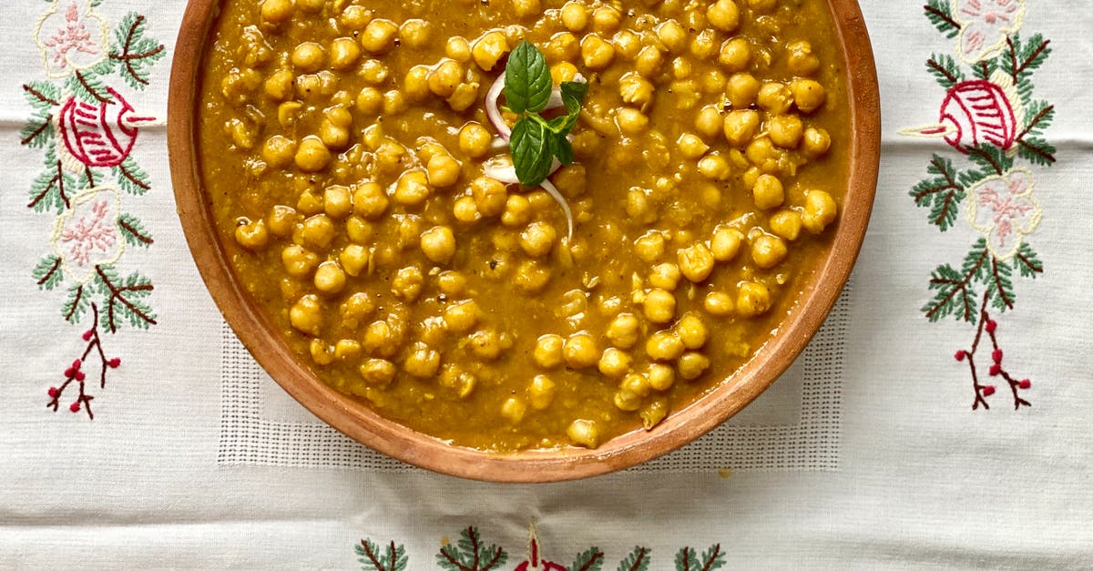 Reducing acidity in Northern Indian Cuisine (chana masala) - Overhead Shot of Chana Masala Reducing acidity in Northern Indian Cuisine (chana masala) - Overhead Shot of Chana Masala