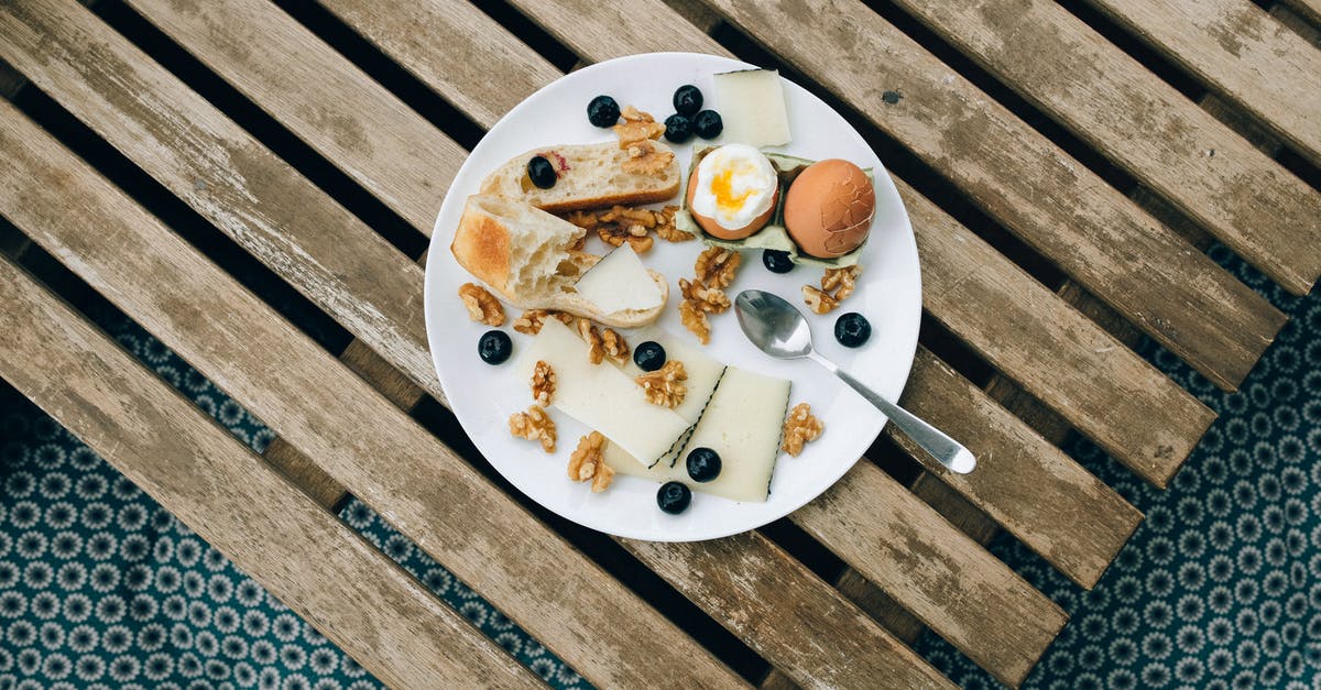 Reducing butter levels in Swiss or Italian Buttercream - Sliced Banana on White Ceramic Plate Reducing butter levels in Swiss or Italian Buttercream - Sliced Banana on White Ceramic Plate