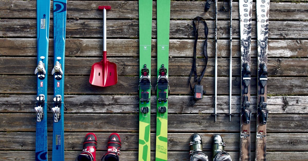 Refinishing Griswold No. 8 waffle iron handles - Flatlay of Skiing Equipment Refinishing Griswold No. 8 waffle iron handles - Flatlay of Skiing Equipment