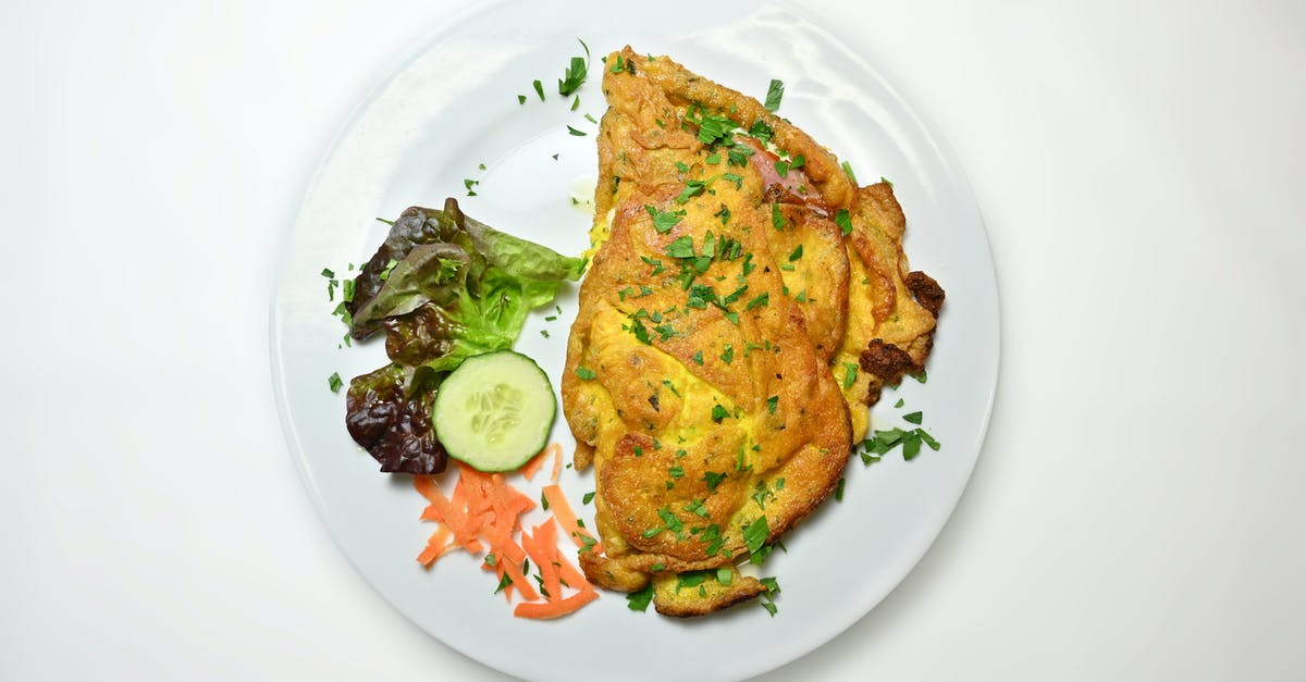 refrigerating cooked waffles - egg omelette food salad plate refrigerating cooked waffles - egg omelette food salad plate