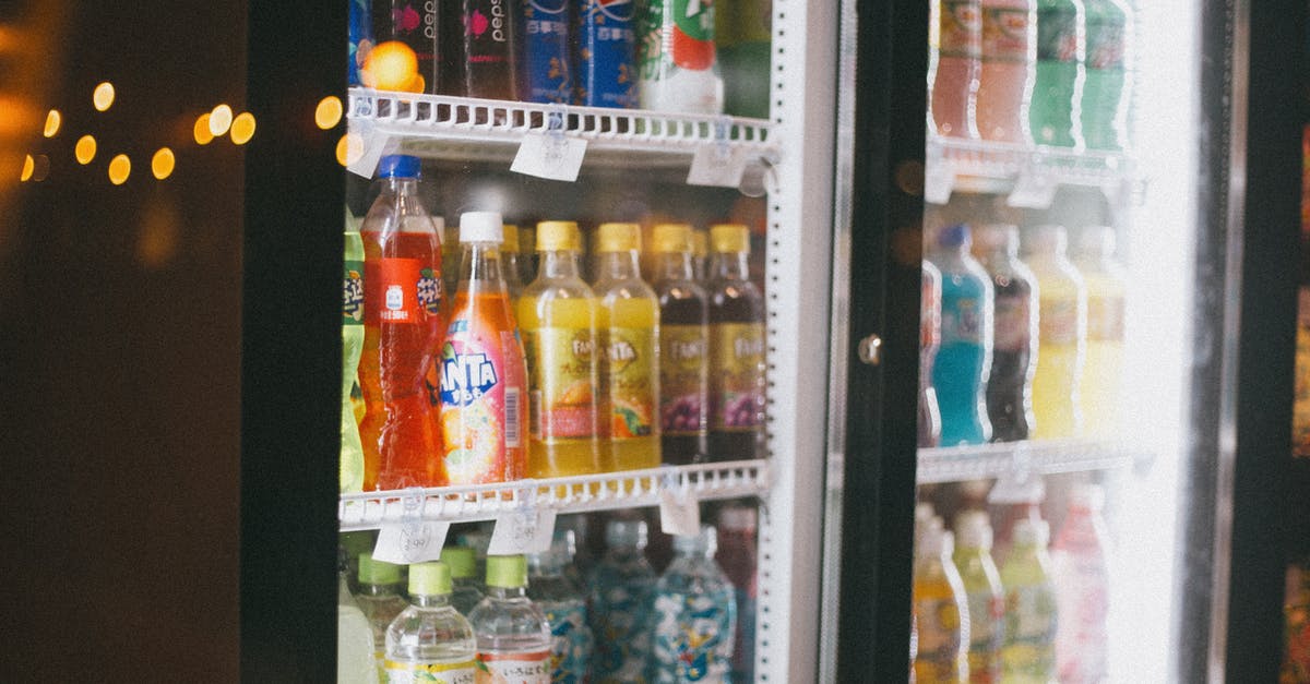 Refrigerator pickles in plastic? - Bottled Drinks in a Glass Fridge Refrigerator pickles in plastic? - Bottled Drinks in a Glass Fridge