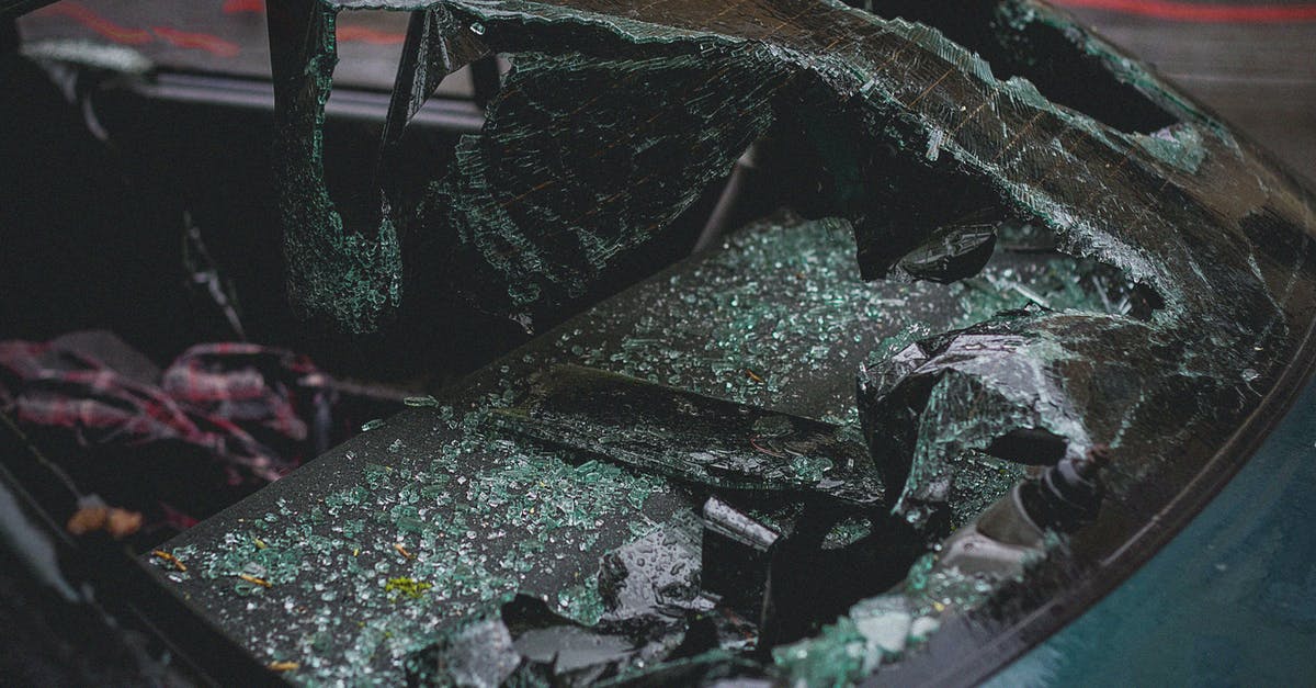 Remediation Methods for Rice Contaminated with Broken Glass - A Broken Windshield of a Car Remediation Methods for Rice Contaminated with Broken Glass - A Broken Windshield of a Car
