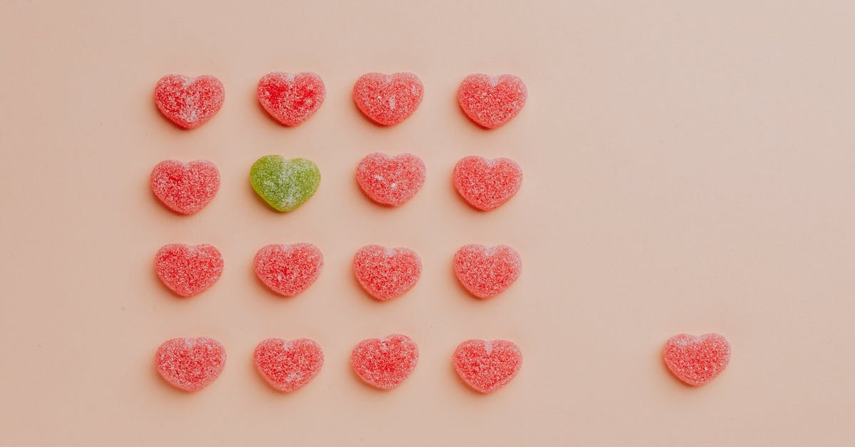Replacement for digestive biscuits/graham crackers? - Top view of delicious sprinkled jelly sweets composed in lines with one candy aside on pink backdrop in candy shop Replacement for digestive biscuits/graham crackers? - Top view of delicious sprinkled jelly sweets composed in lines with one candy aside on pink backdrop in candy shop