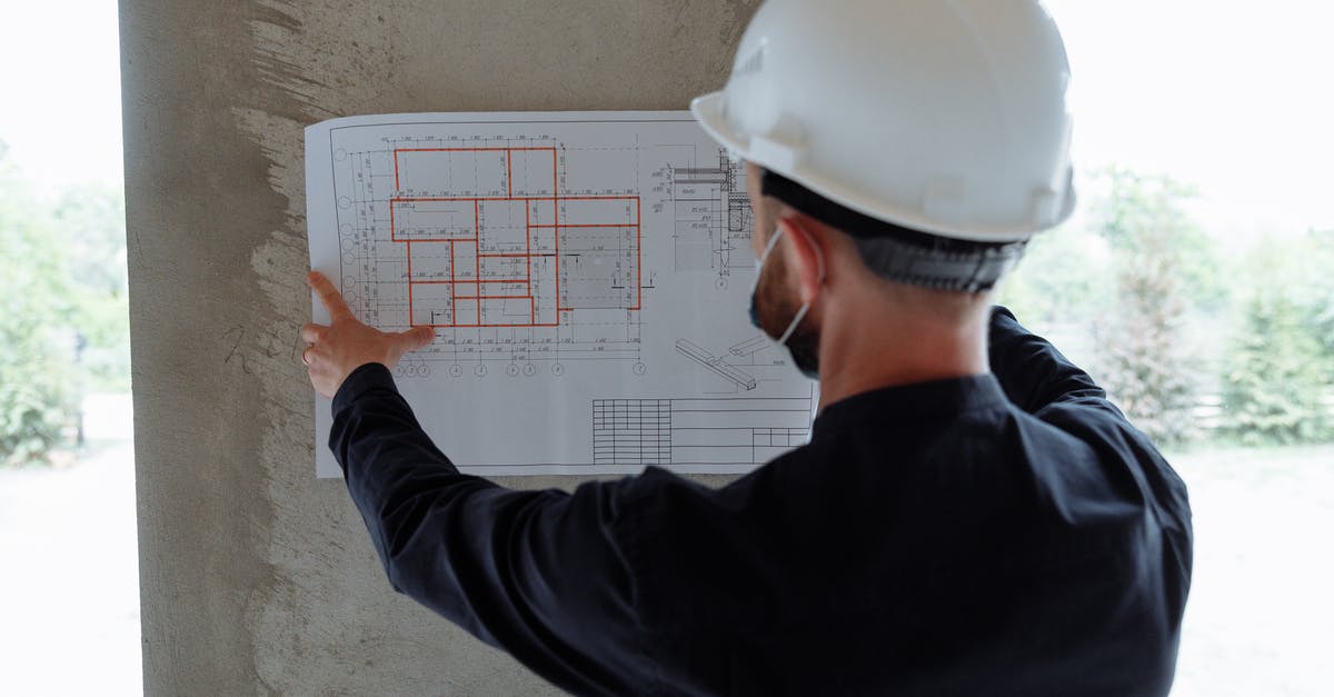 Reverse engineer the Perfect Japanese Omelet - Backview of an Engineer holding a Floor Plan on a Wall Reverse engineer the Perfect Japanese Omelet - Backview of an Engineer holding a Floor Plan on a Wall
