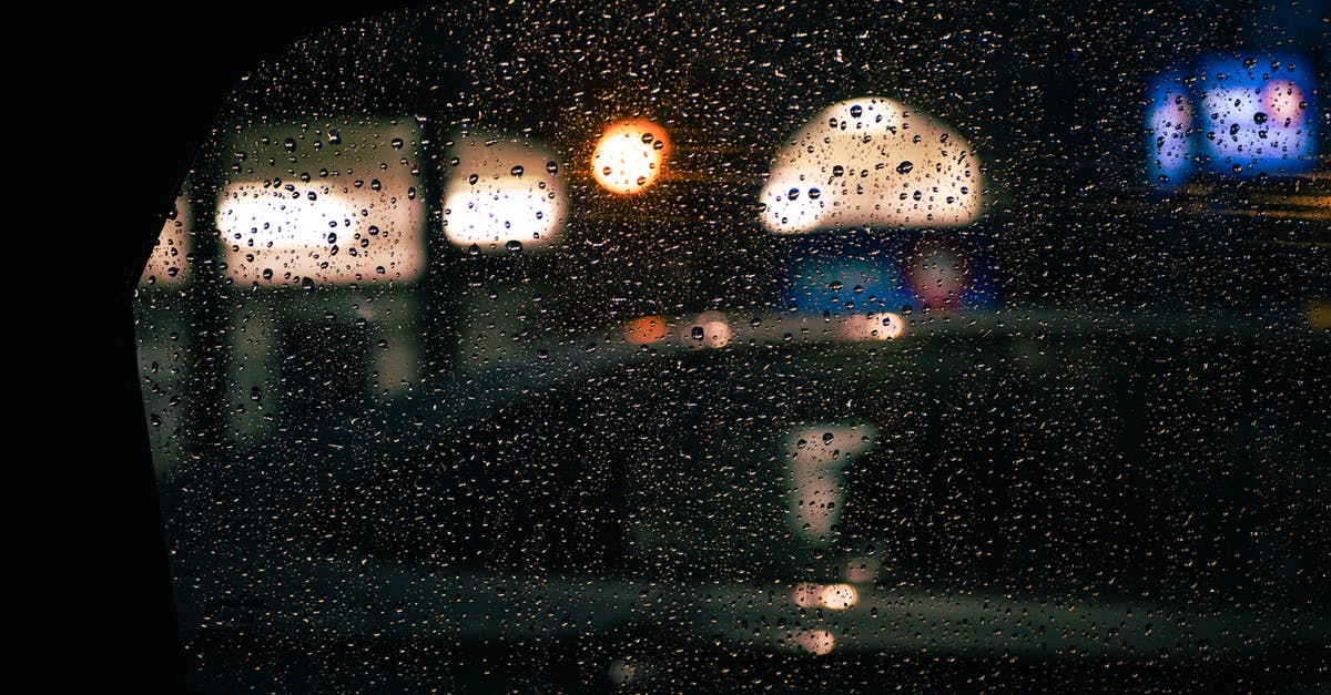 Rice has water inside after being cooked - Rain Drops on Car Window Rice has water inside after being cooked - Rain Drops on Car Window