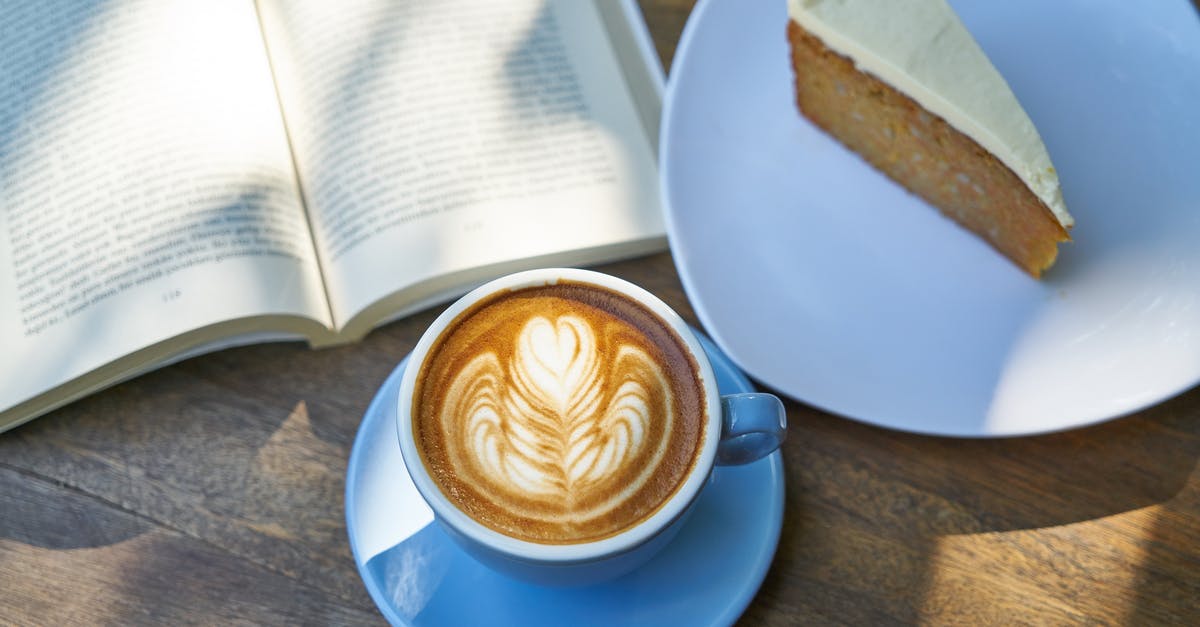 Rice paper cake toppers - Coffee Latte Beside Book and Cake Rice paper cake toppers - Coffee Latte Beside Book and Cake