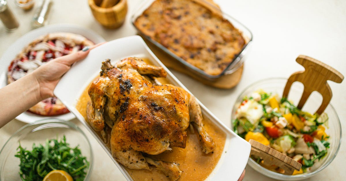 Roasted chicken ends up only salty outside - Close-up Photo of Roasted Chicken Roasted chicken ends up only salty outside - Close-up Photo of Roasted Chicken