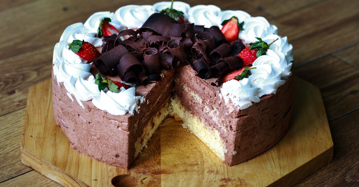 Rubber like skin on surface of chocolate mousse - Photo Of Chocolate Cake Rubber like skin on surface of chocolate mousse - Photo Of Chocolate Cake