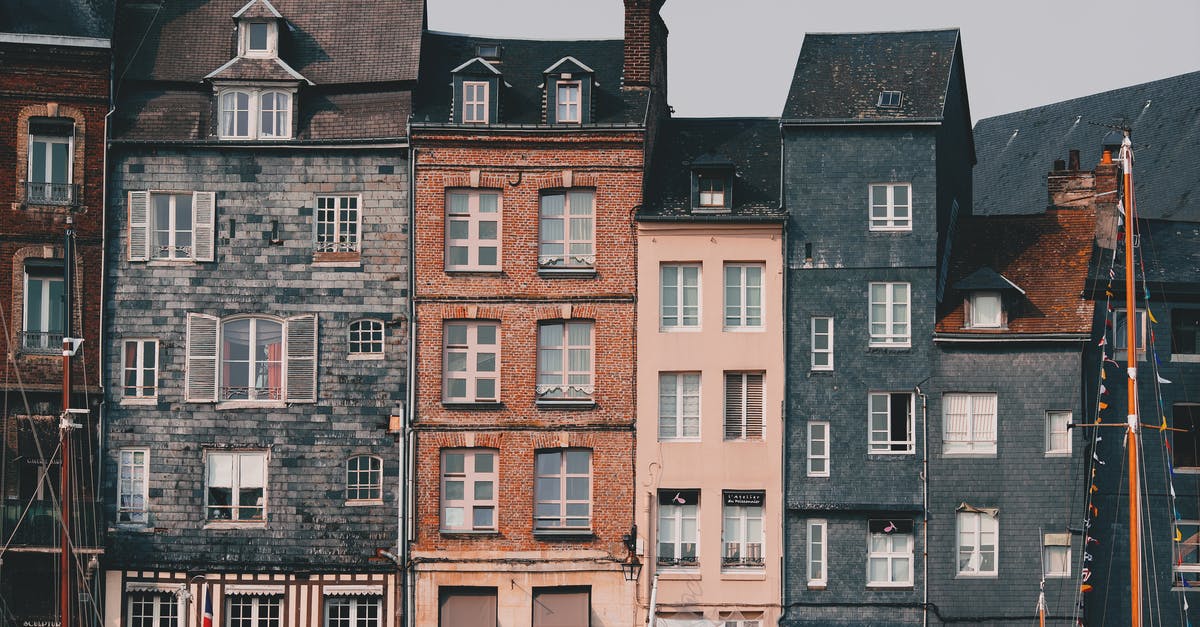 Run gas when outside of home - Facade of old building in town Run gas when outside of home - Facade of old building in town